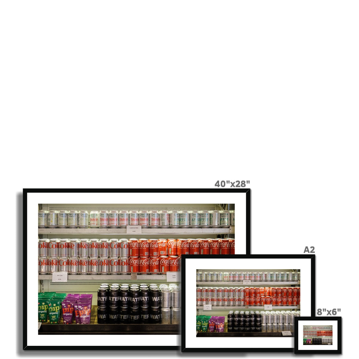 Shelves — Framed & Mounted Print