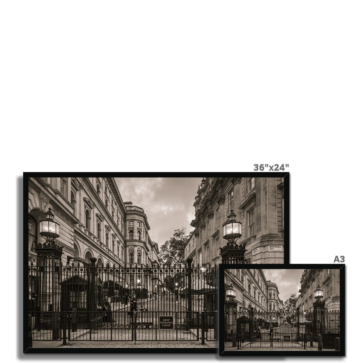 Downing Street — Framed Print
