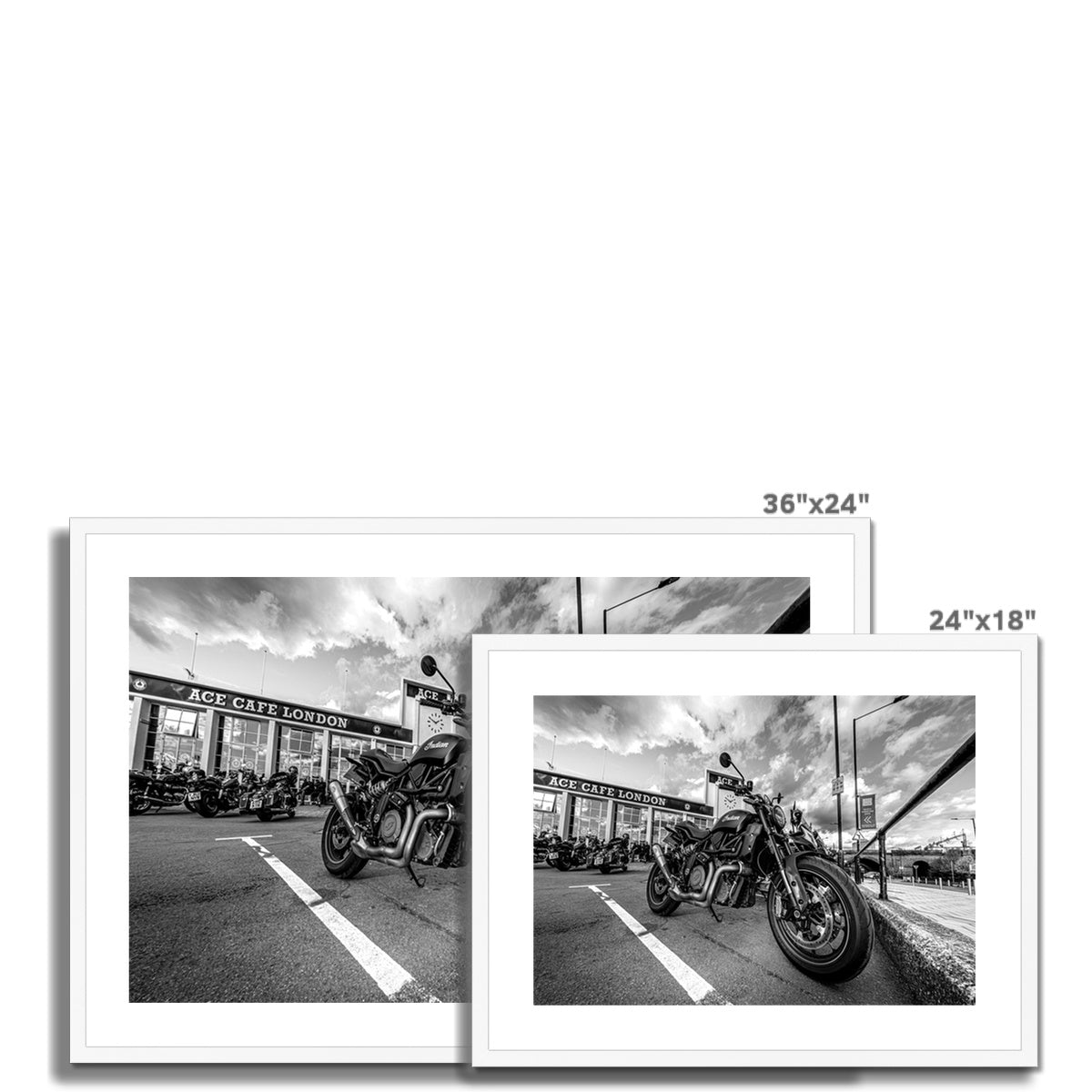 Ace Cafe —  Framed & Mounted Print