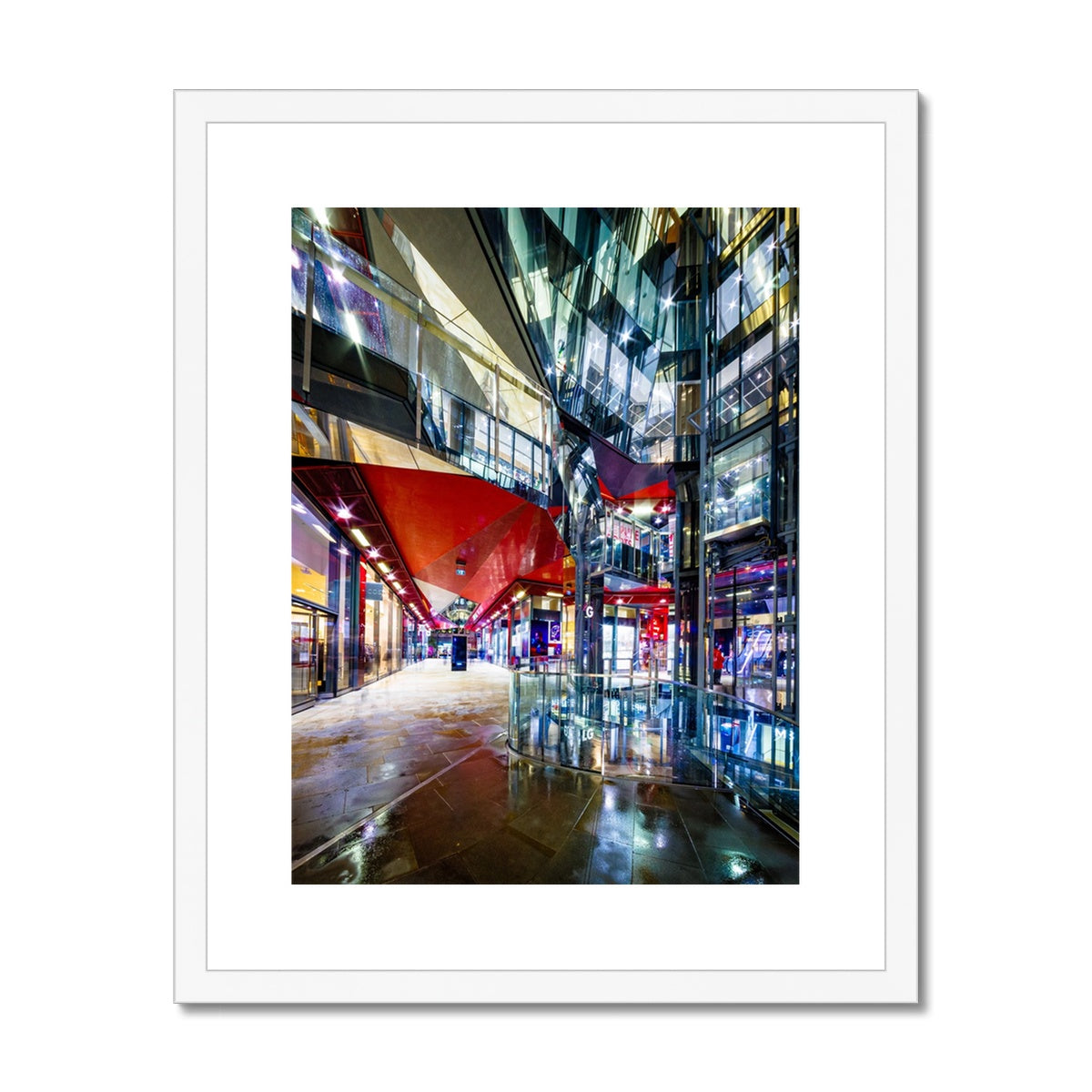 London at Night —  Framed & Mounted Print