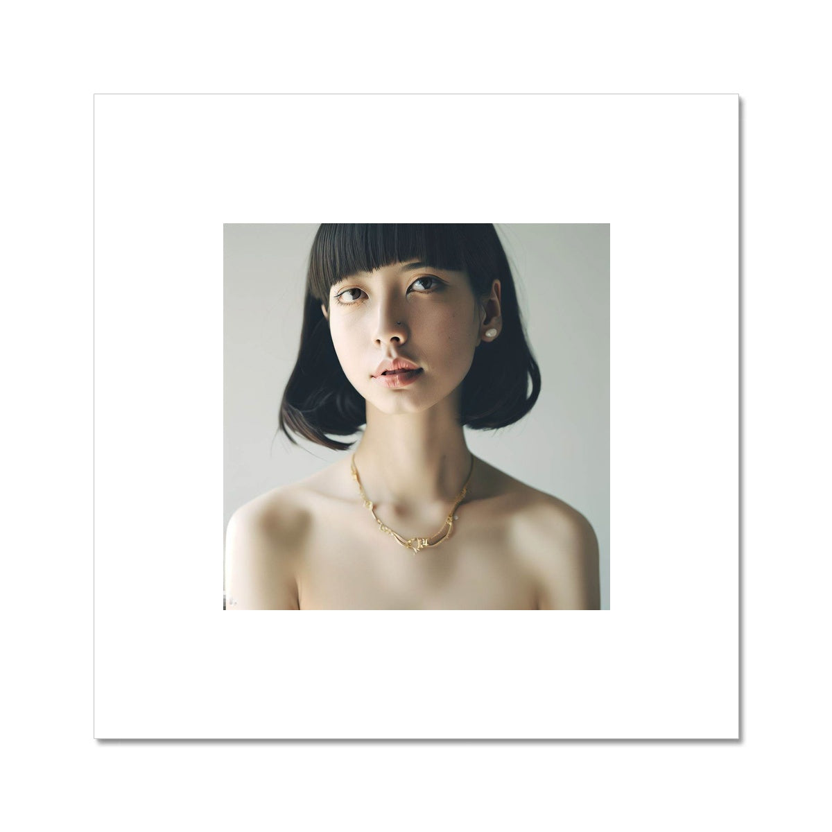 AI image Fine Art Print