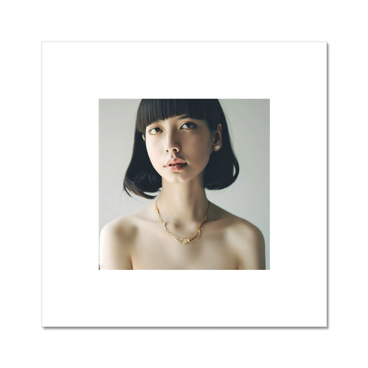 AI image Fine Art Print