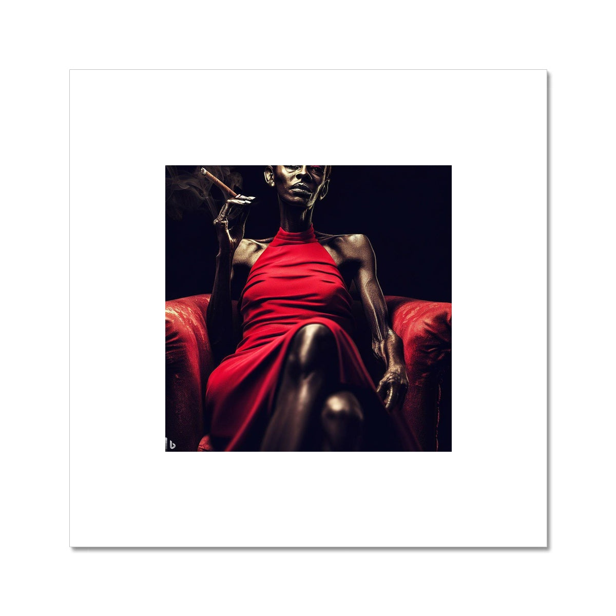 AI image Fine Art Print