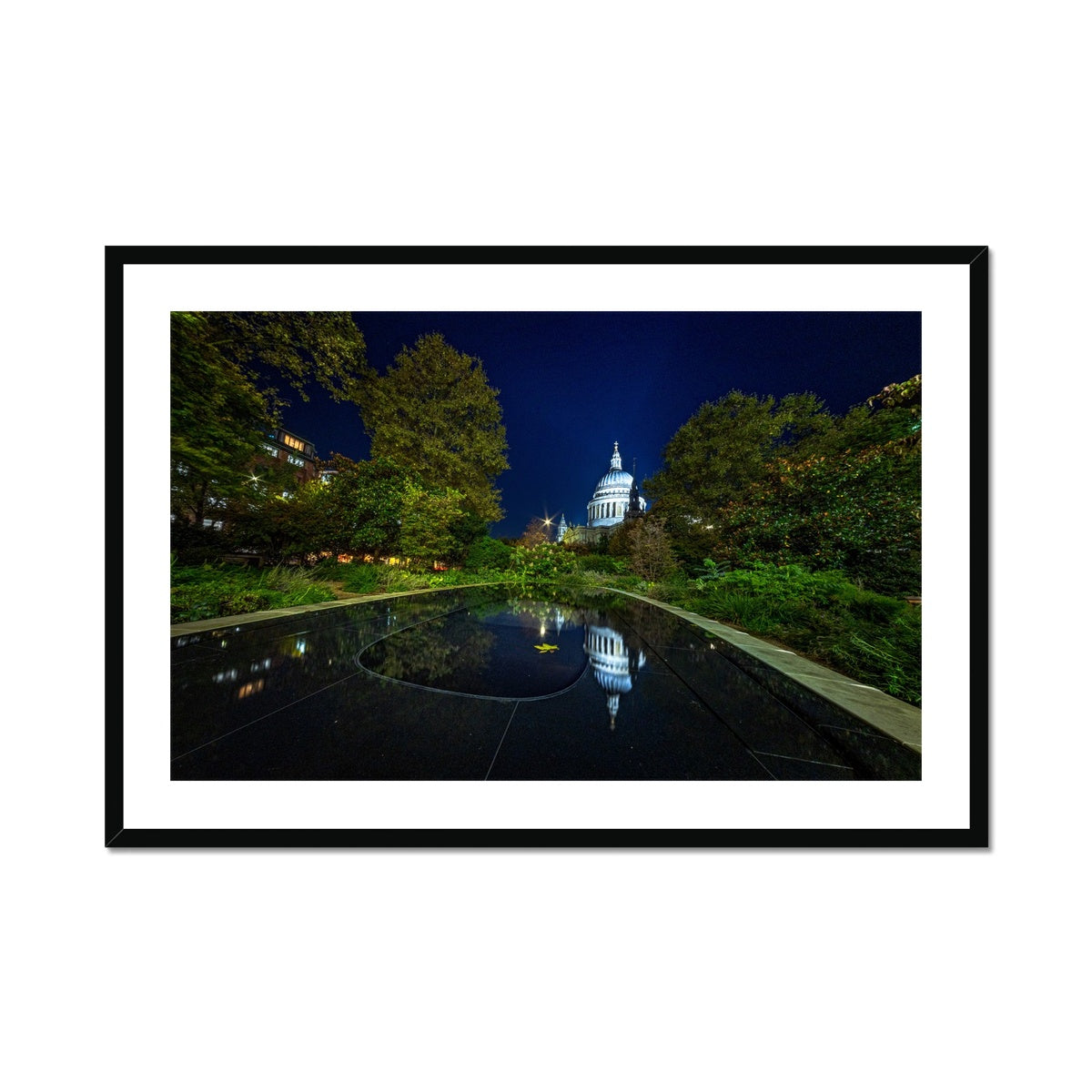 London at Night —  Framed & Mounted Print