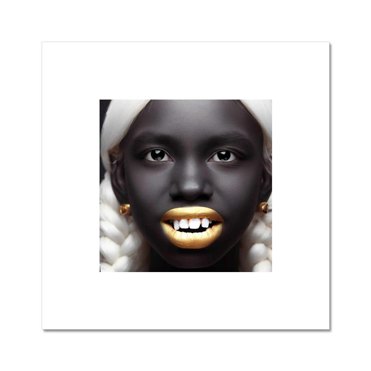 AI image Fine Art Print