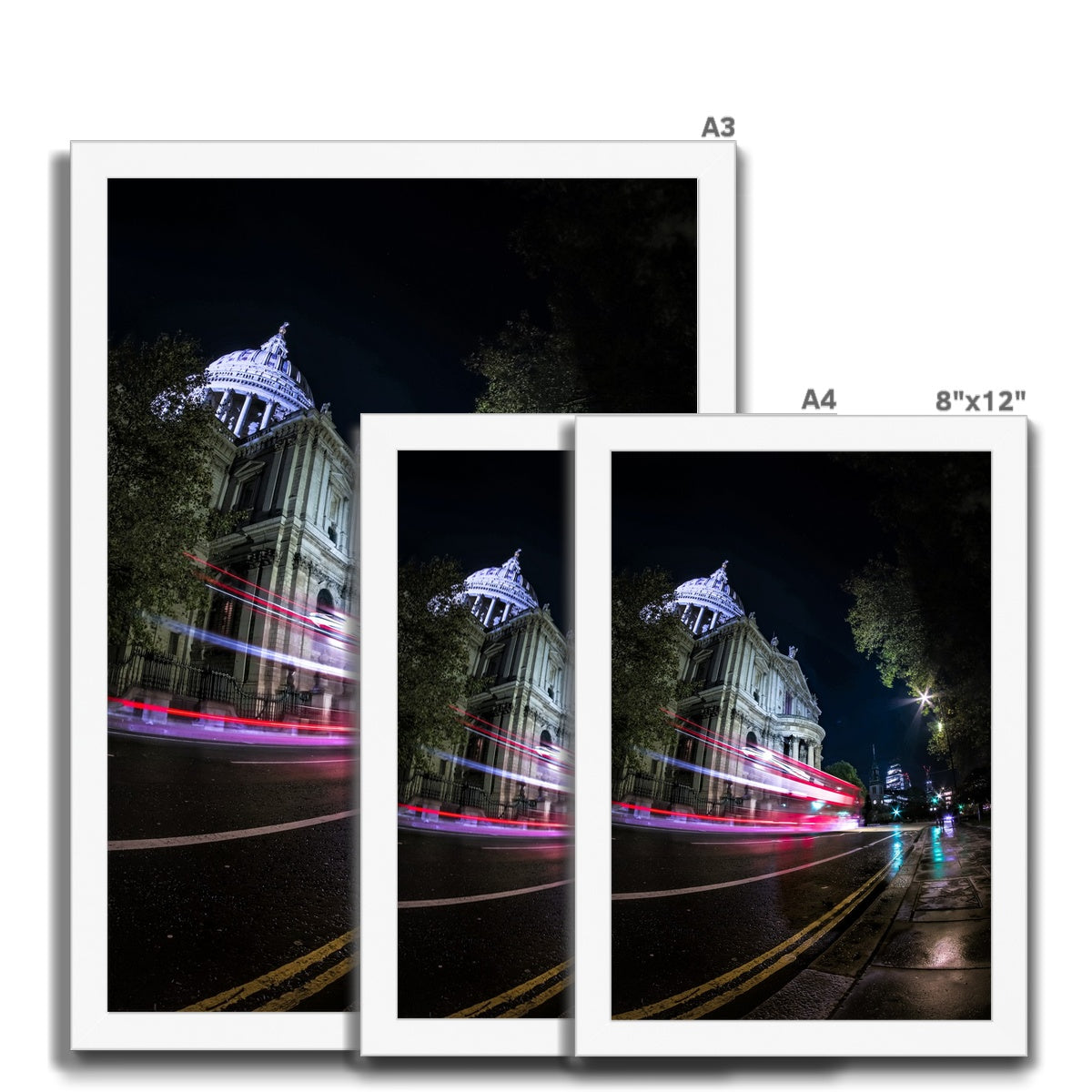 London at Night —  Framed Print