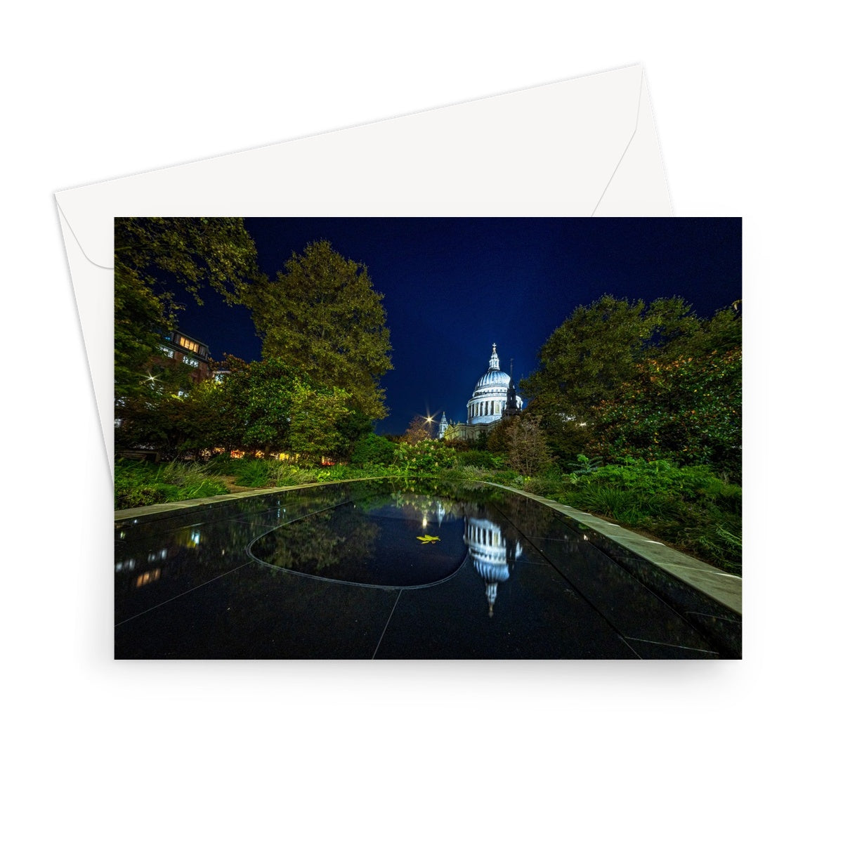 London at Night —  Greeting Card