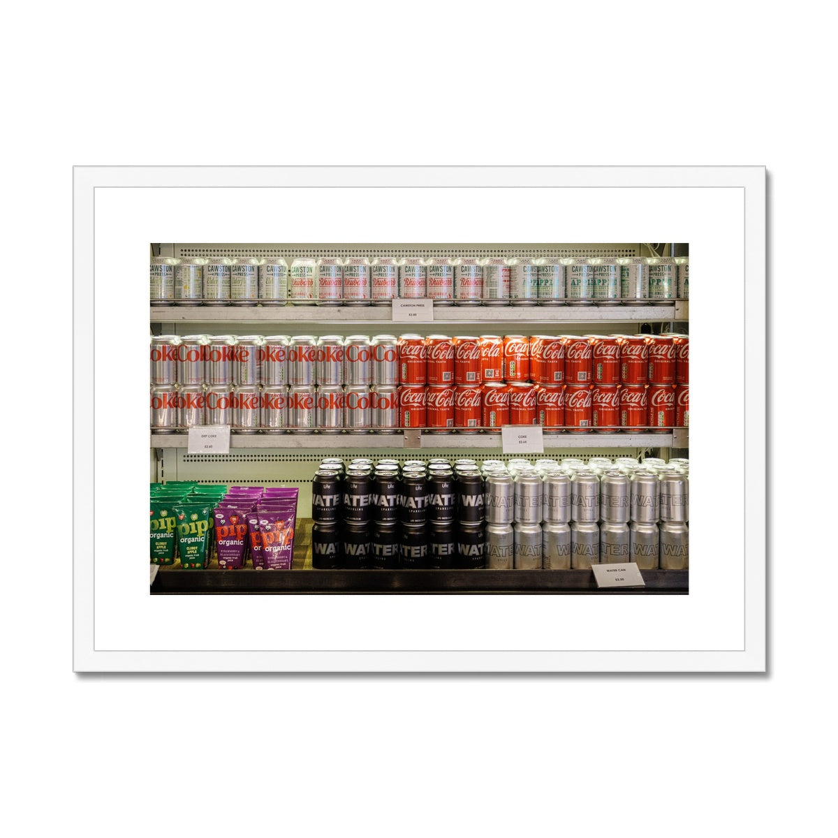 Shelves —  Framed & Mounted Print