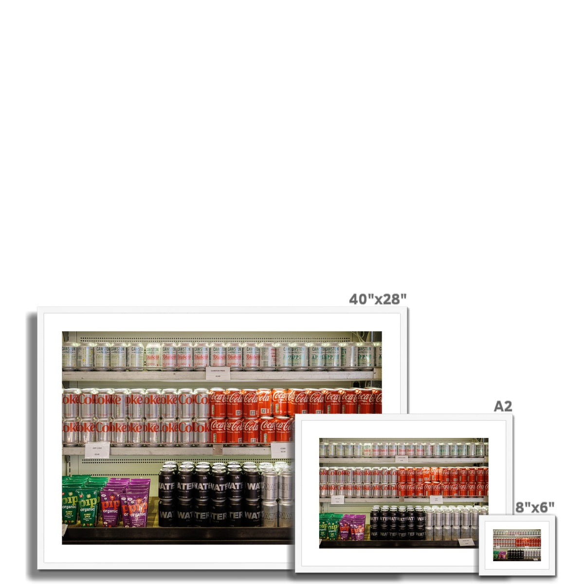 Shelves —  Framed & Mounted Print