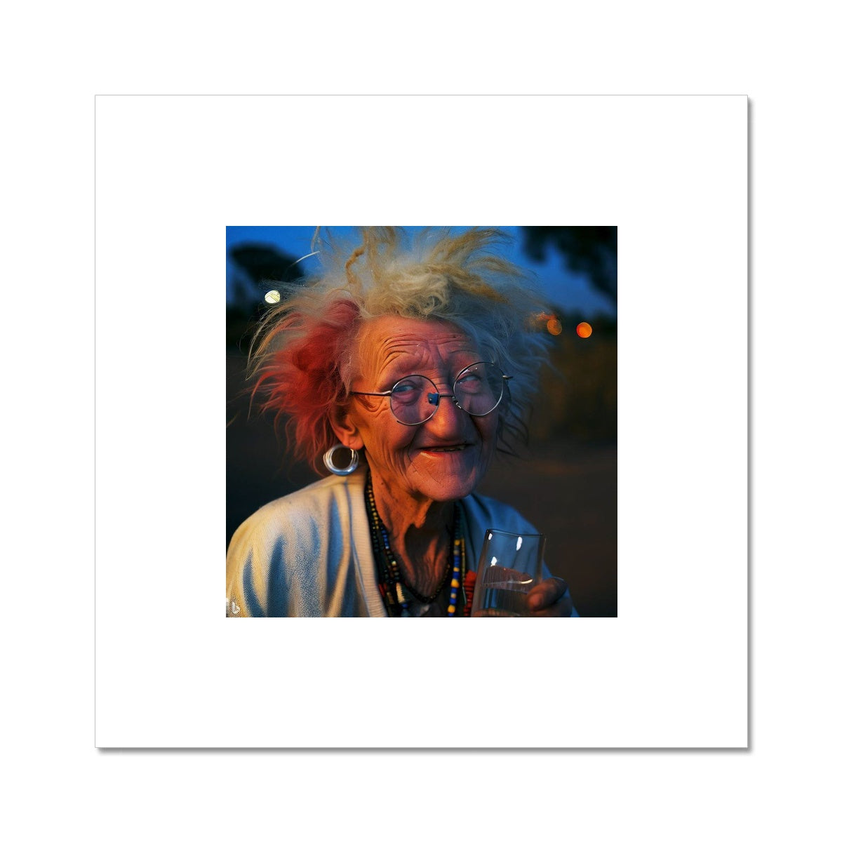 AI image Fine Art Print