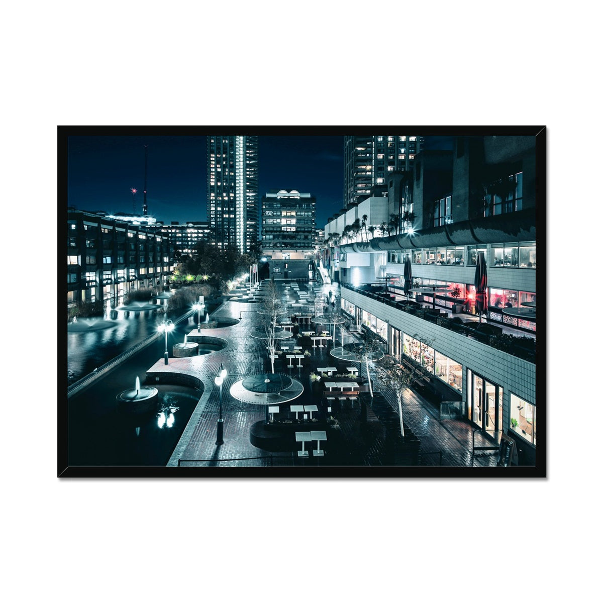 London at Night —  Framed Print