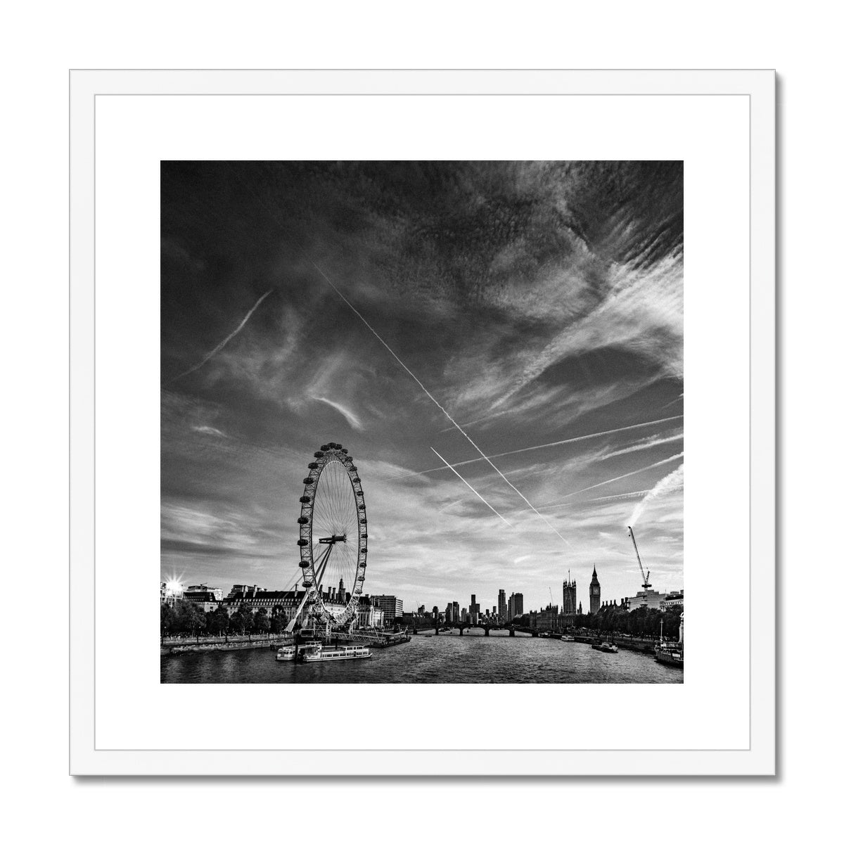 London , October, 2023 —  Framed & Mounted Print