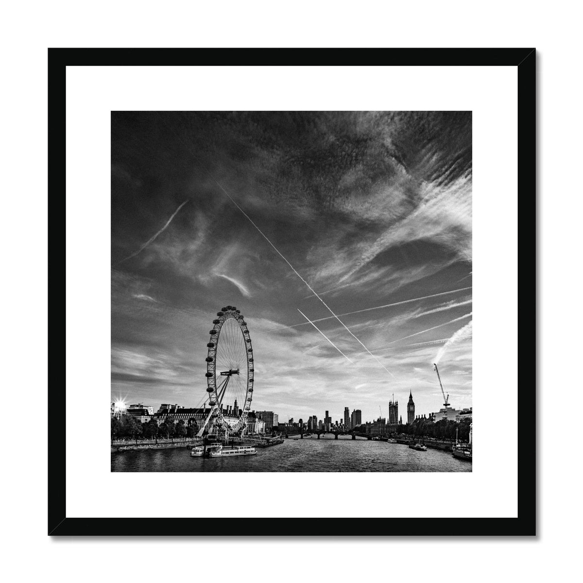 London , October, 2023 —  Framed & Mounted Print