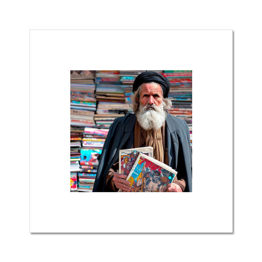 AI image Fine Art Print