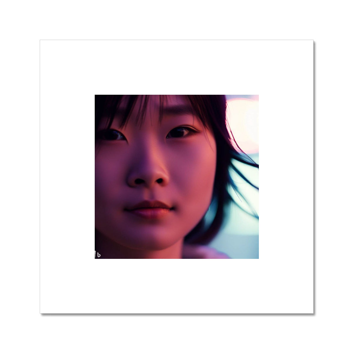 AI image Fine Art Print