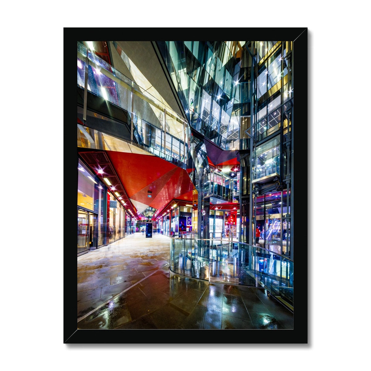 London at Night —  Framed Print
