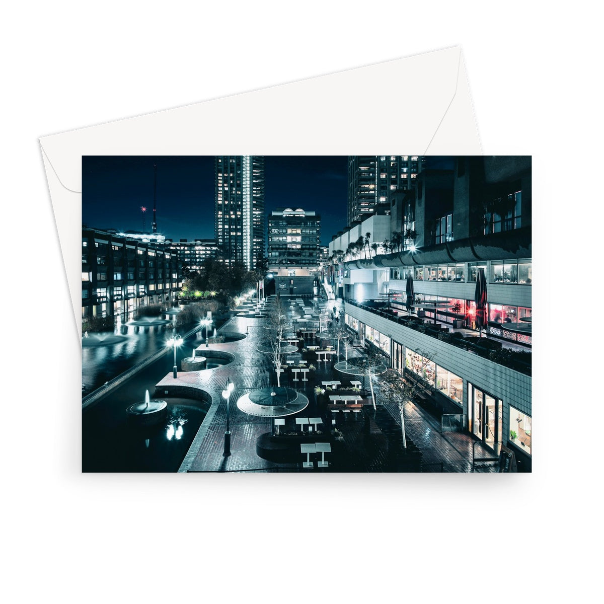 London at Night —  Greeting Card