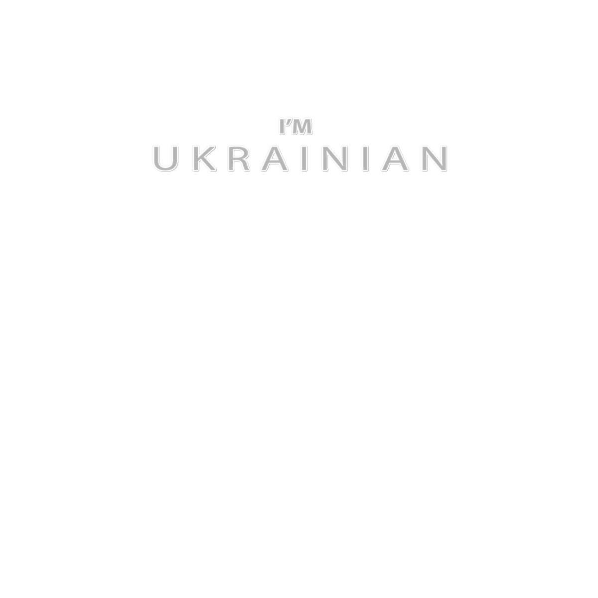 I’M UKRAINIAN Temporary Tattoo