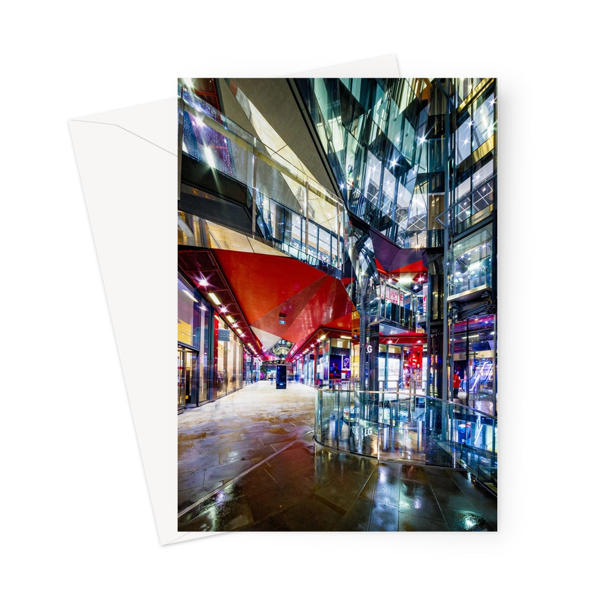 London at Night —  Greeting Card