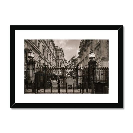 Downing Street —  Framed & Mounted Print