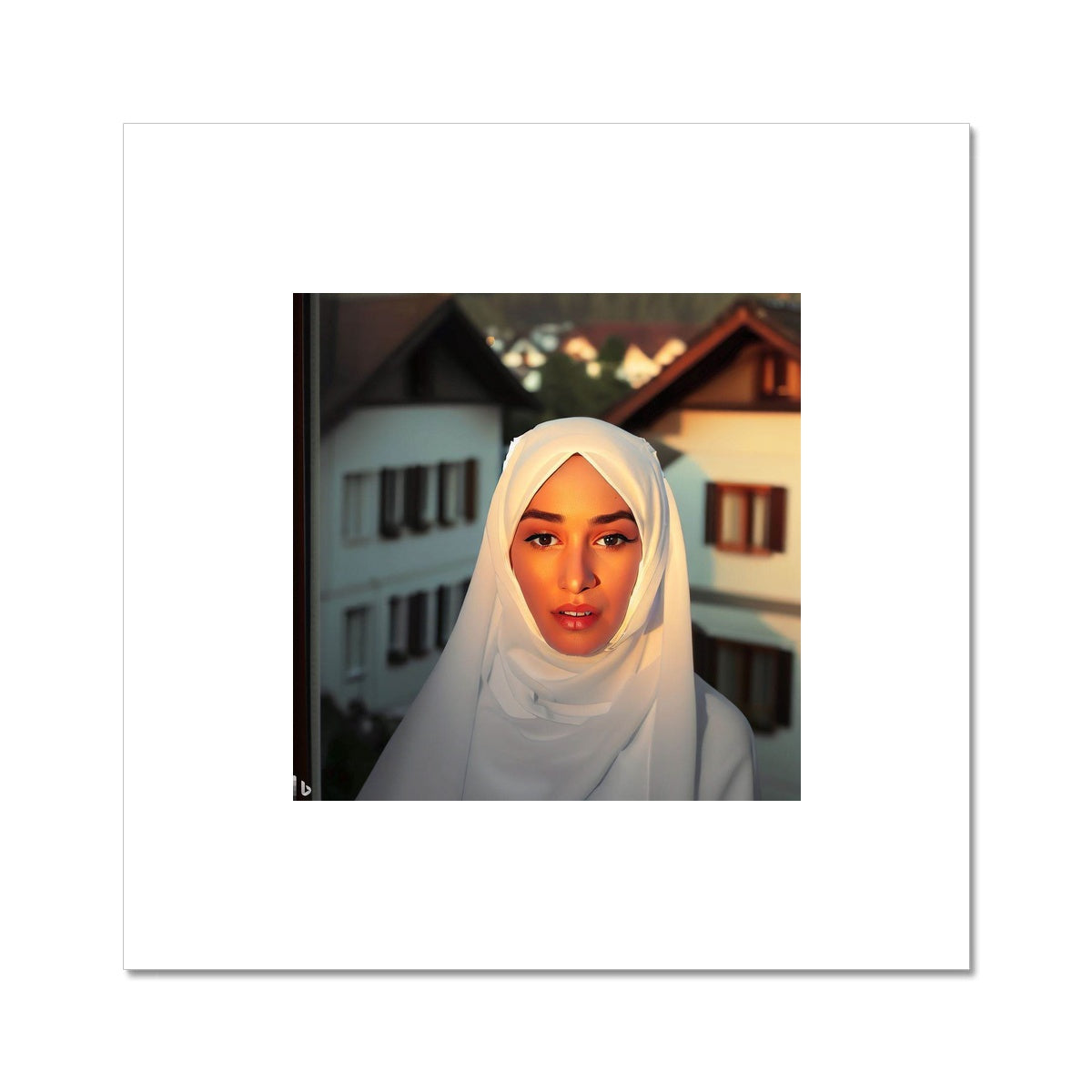 AI image Fine Art Print