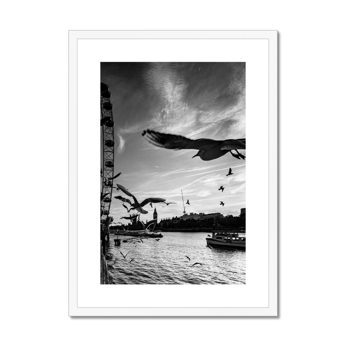 London, October, 2023 —  Framed & Mounted Print
