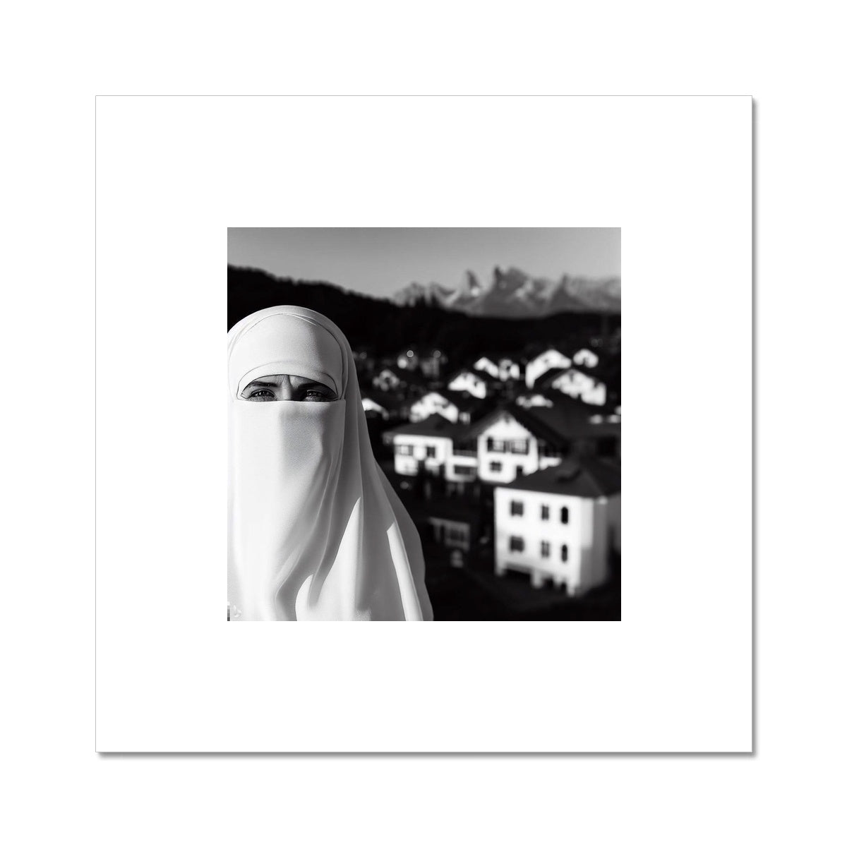 AI image Fine Art Print