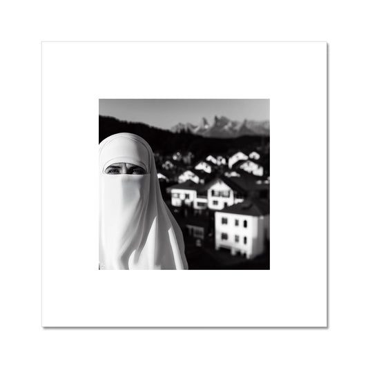 AI image Fine Art Print