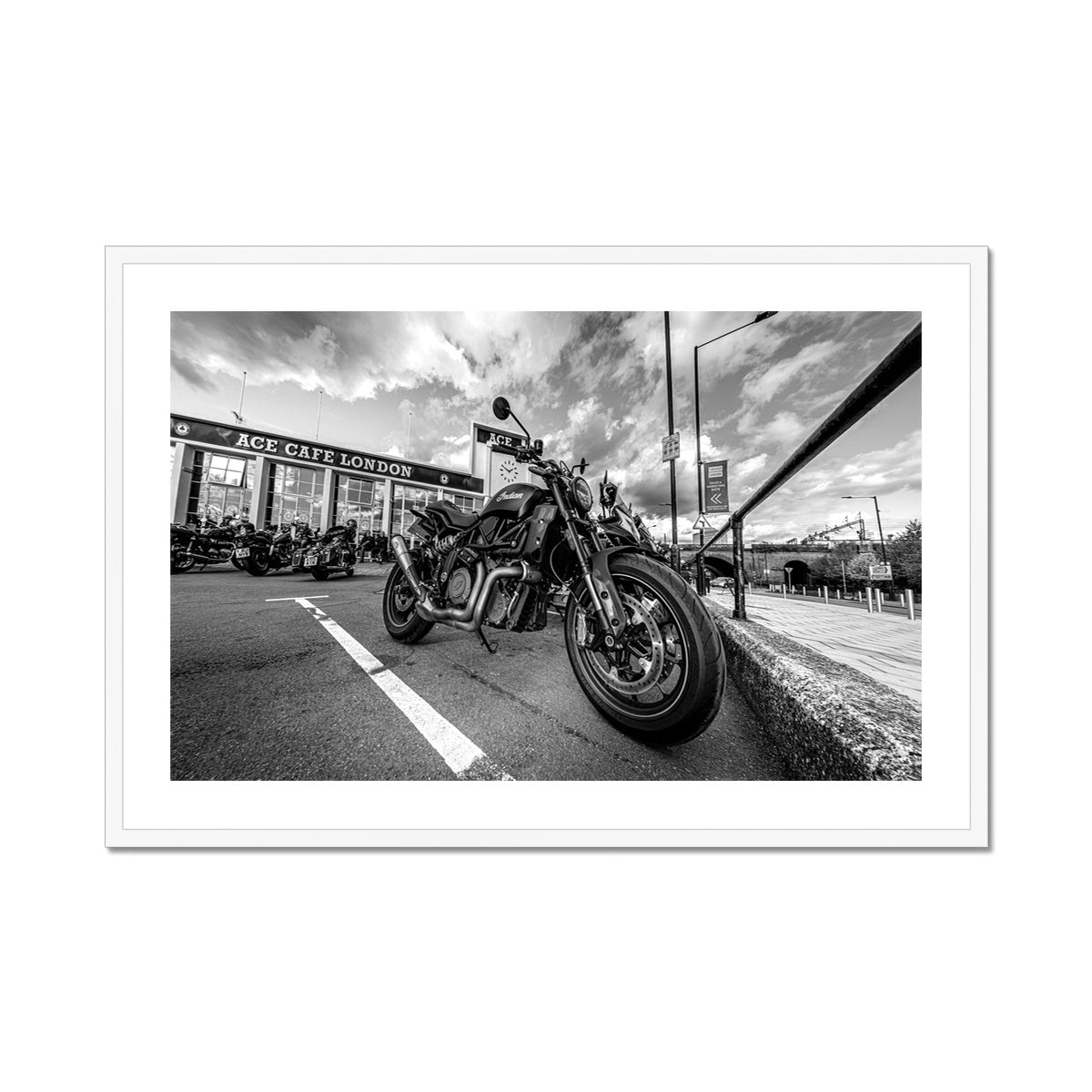 Ace Cafe —  Framed & Mounted Print