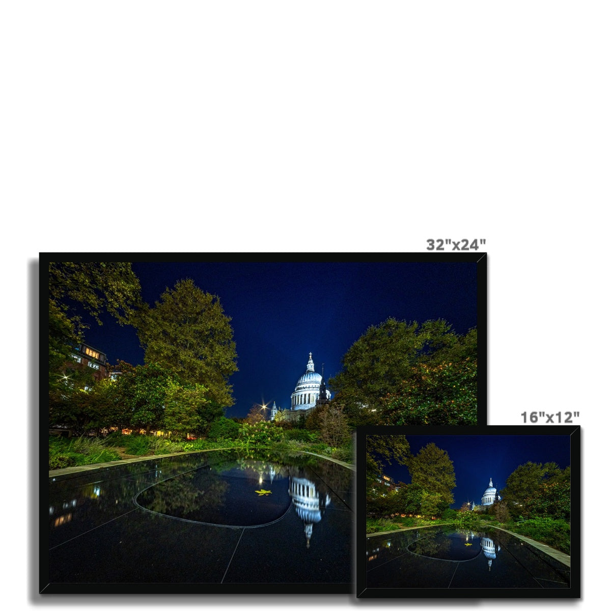 London at Night —  Framed Print