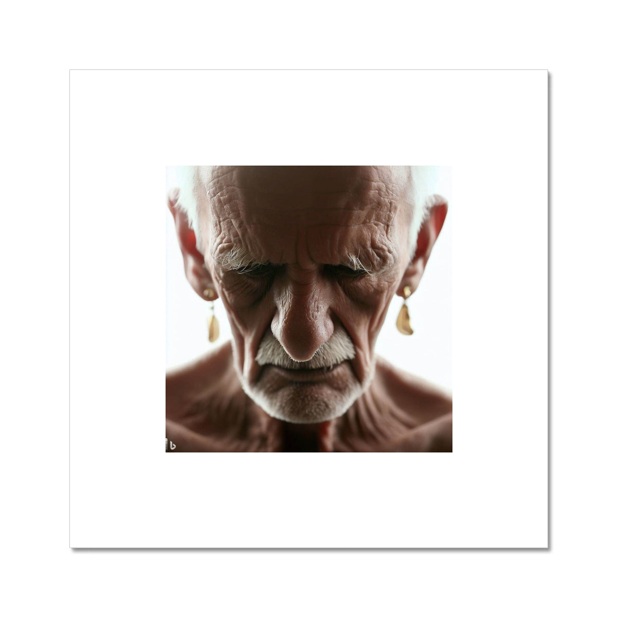 AI image Fine Art Print