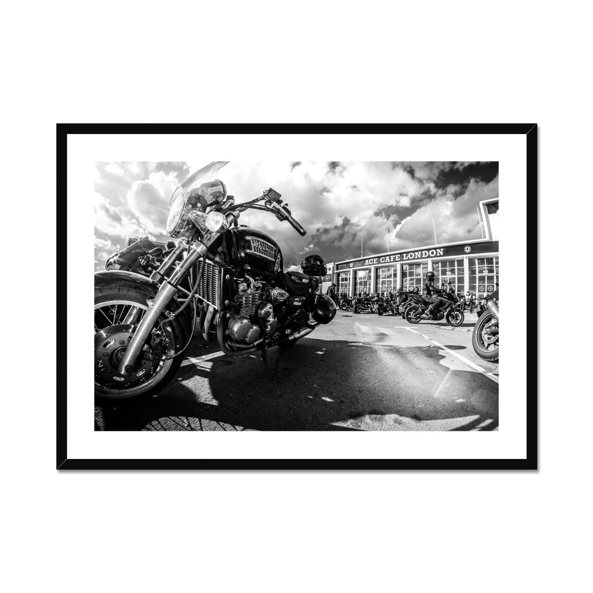 Ace Cafe —  Framed & Mounted Print