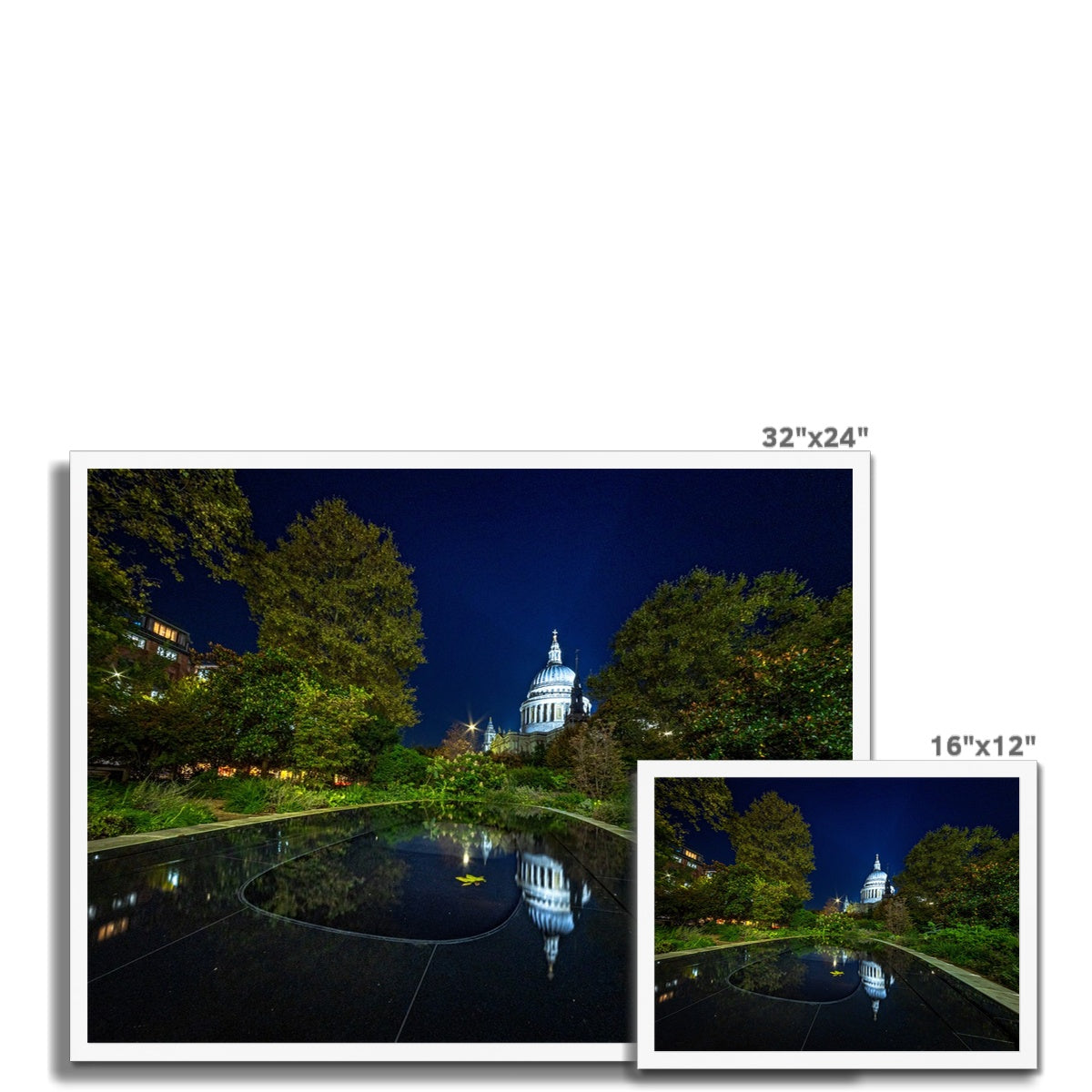 London at Night —  Framed Print