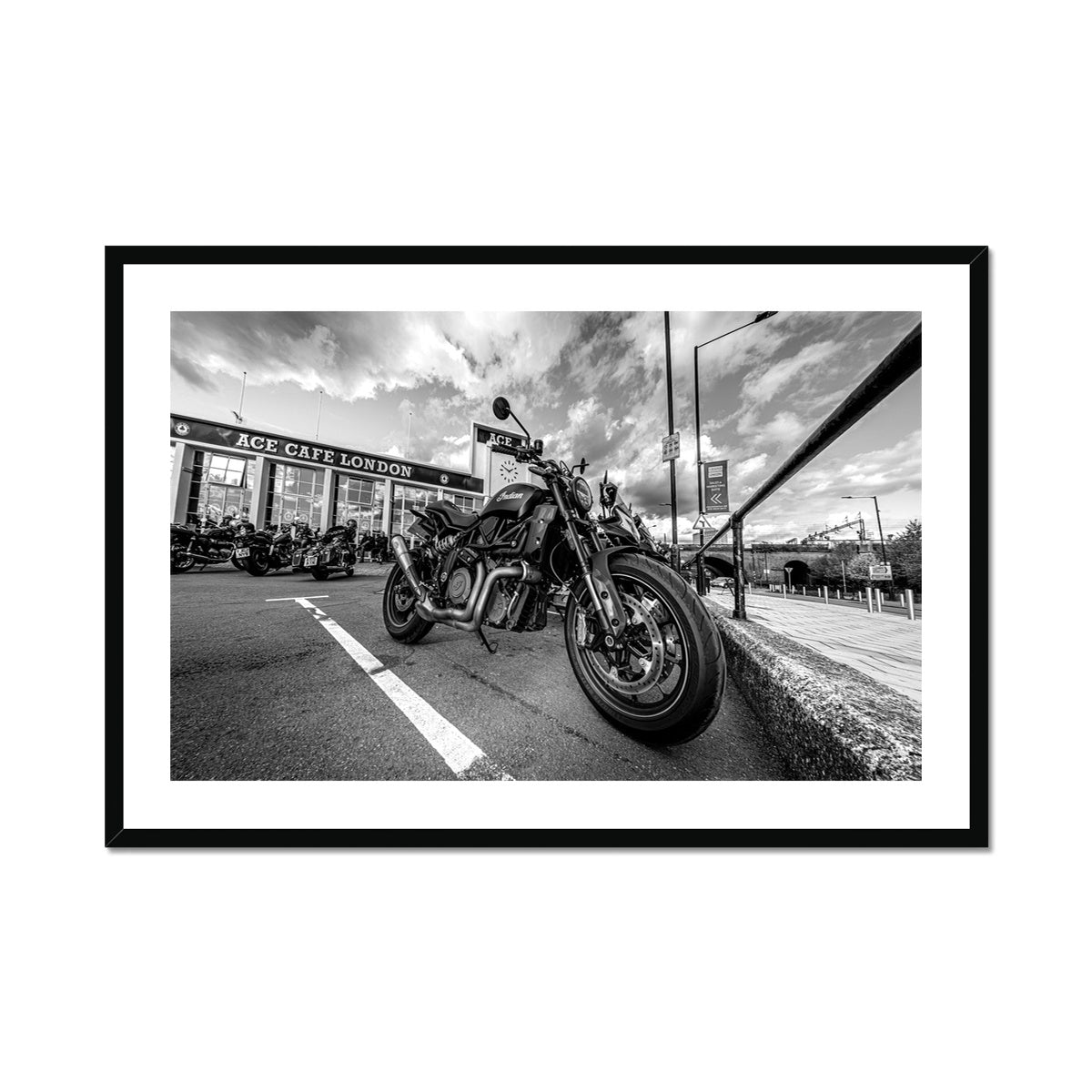 Ace Cafe —  Framed & Mounted Print