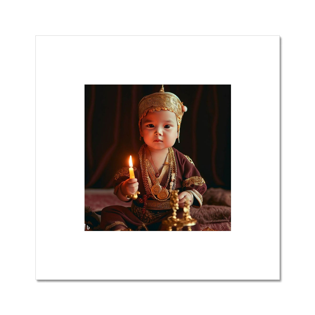 AI image Fine Art Print