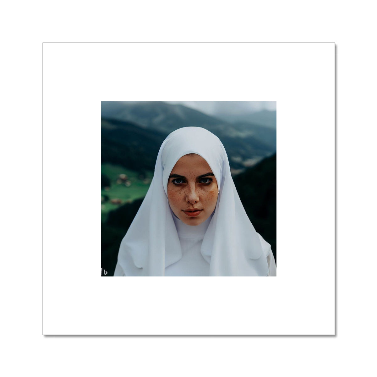 AI image Fine Art Print