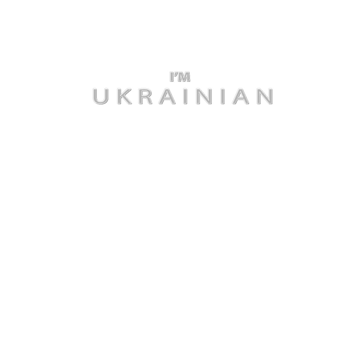 I’M UKRAINIAN Temporary Tattoo