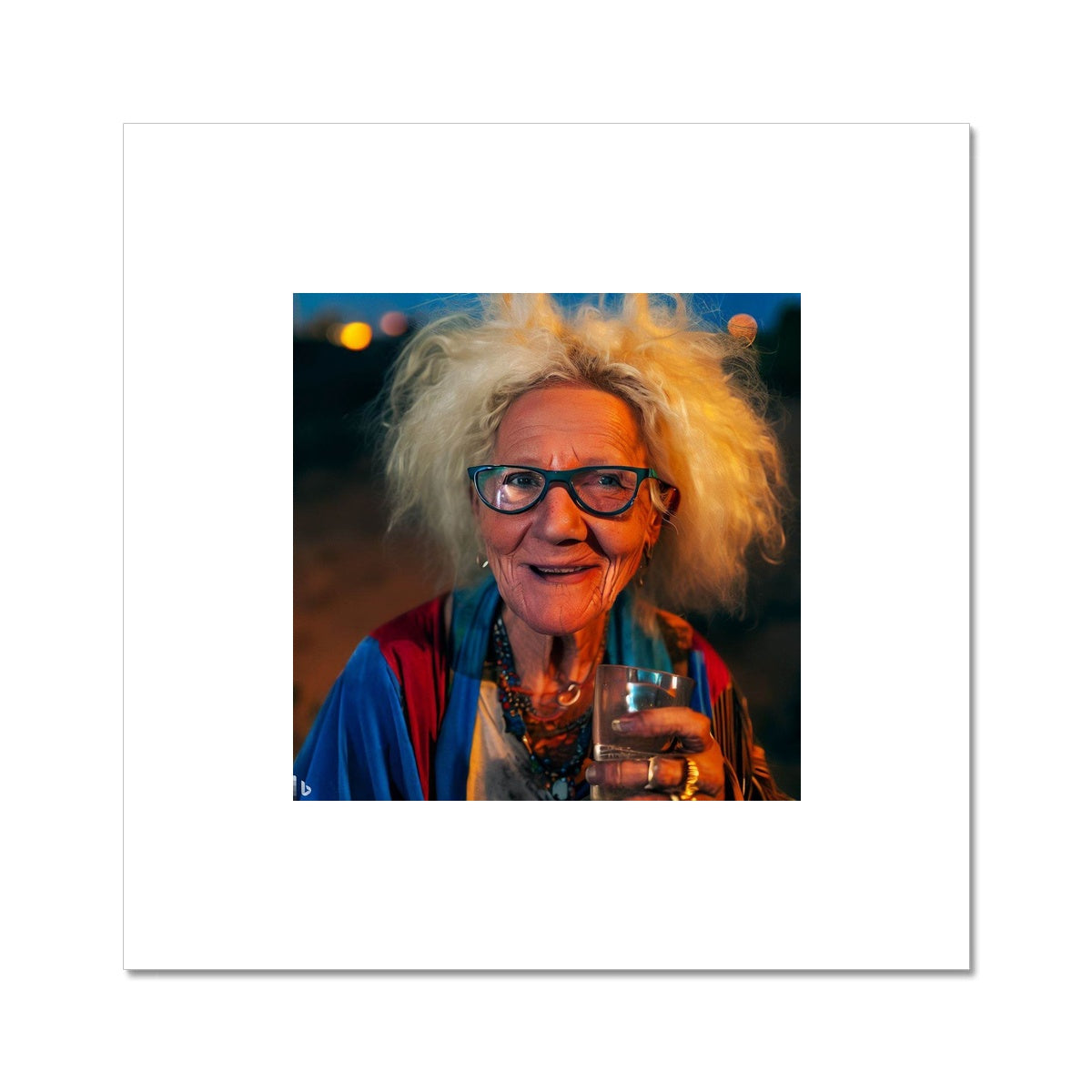 AI image Fine Art Print