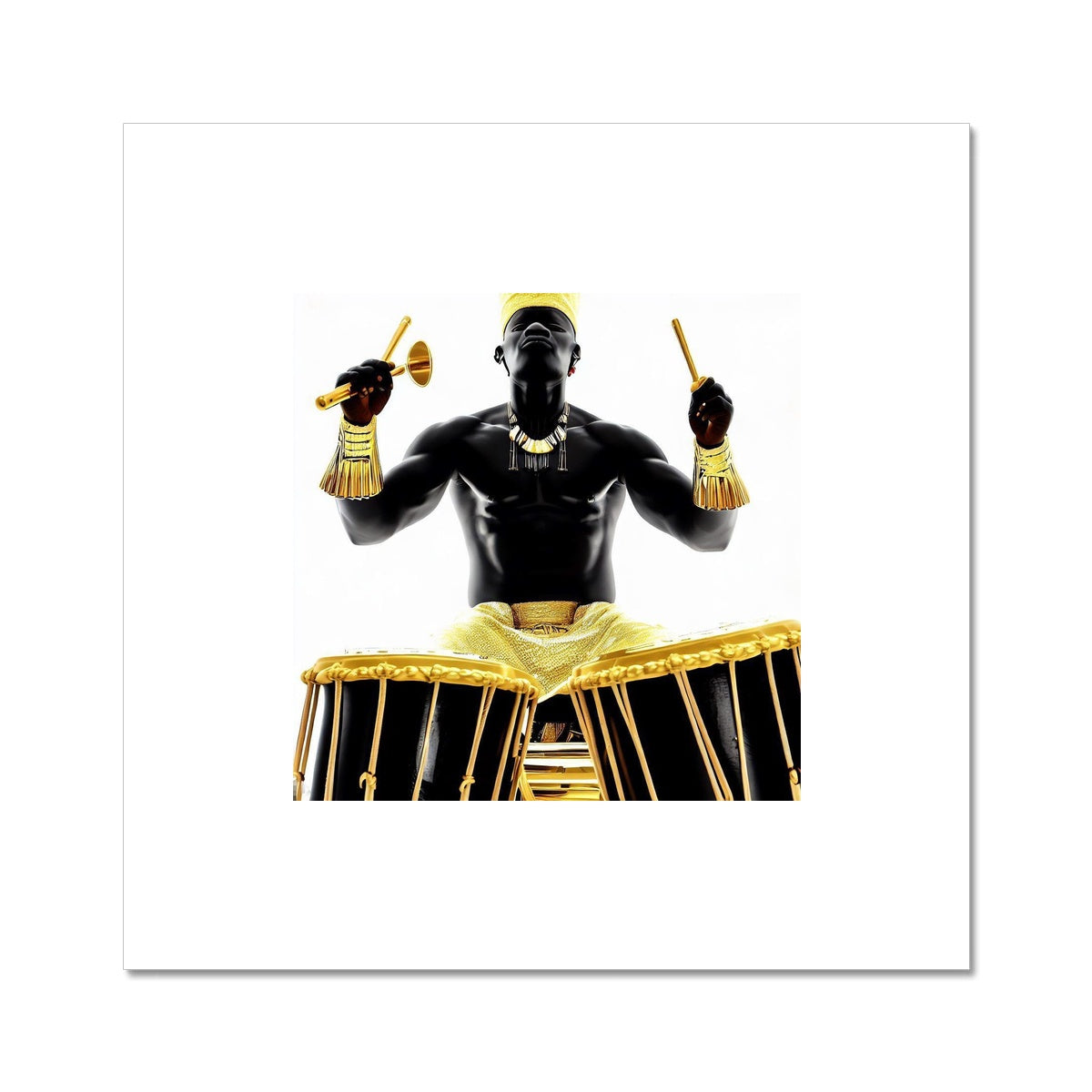 AI image Fine Art Print