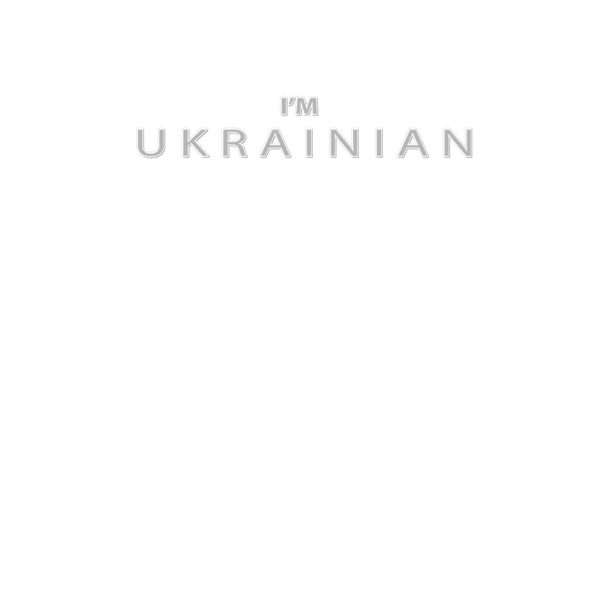 I’M UKRAINIAN Temporary Tattoo