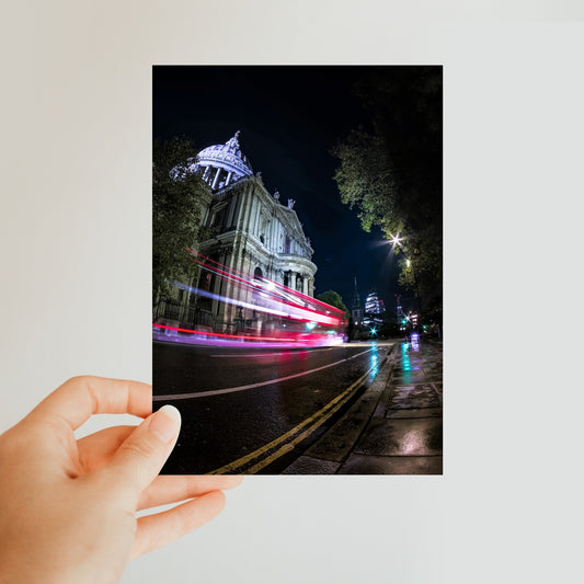 London at Night —  Classic Postcard