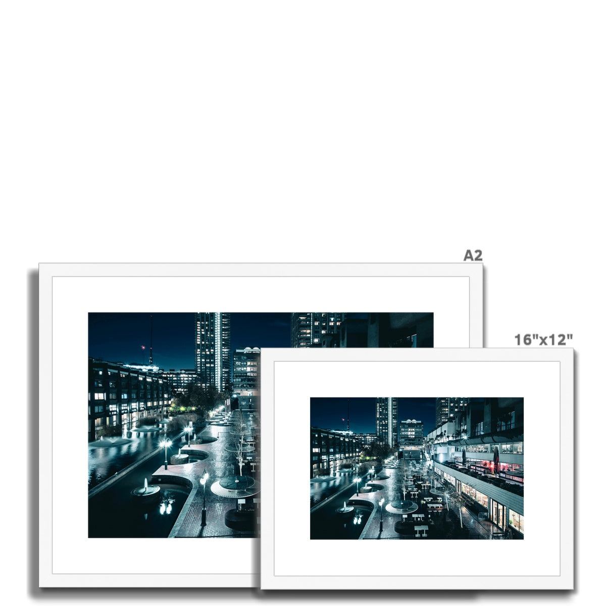 London at Night —  Framed & Mounted Print