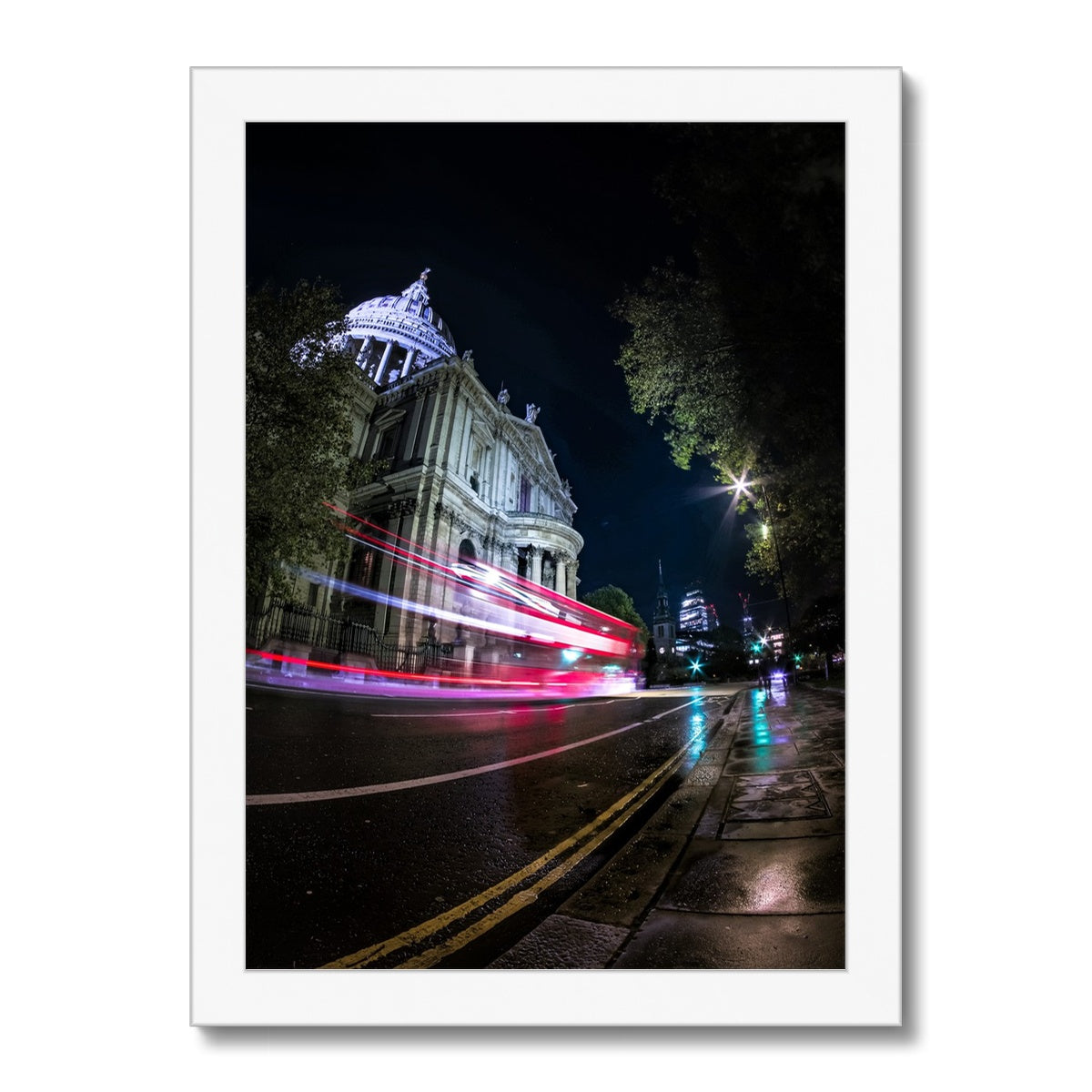 London at Night —  Framed Print