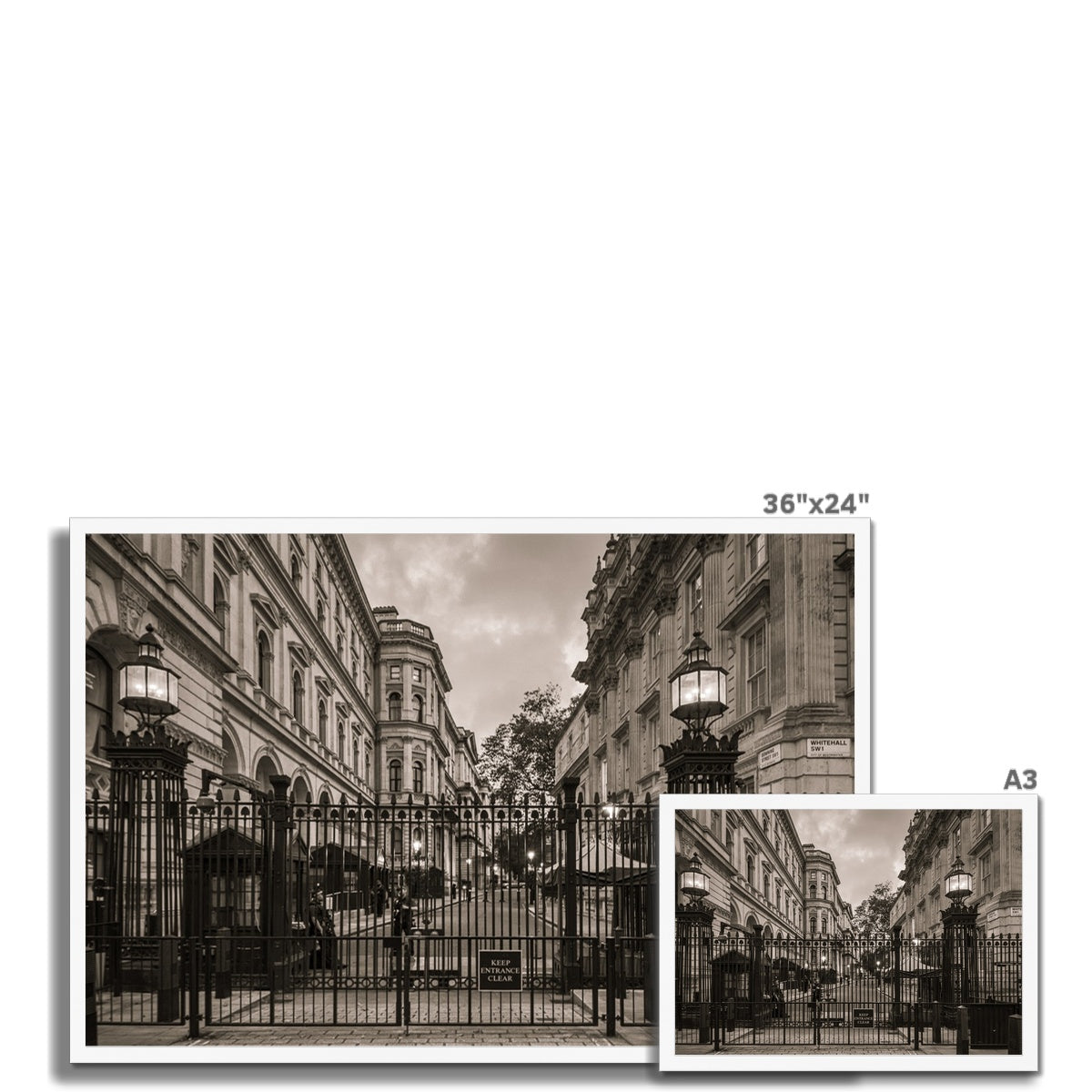 Downing Street —  Framed Print