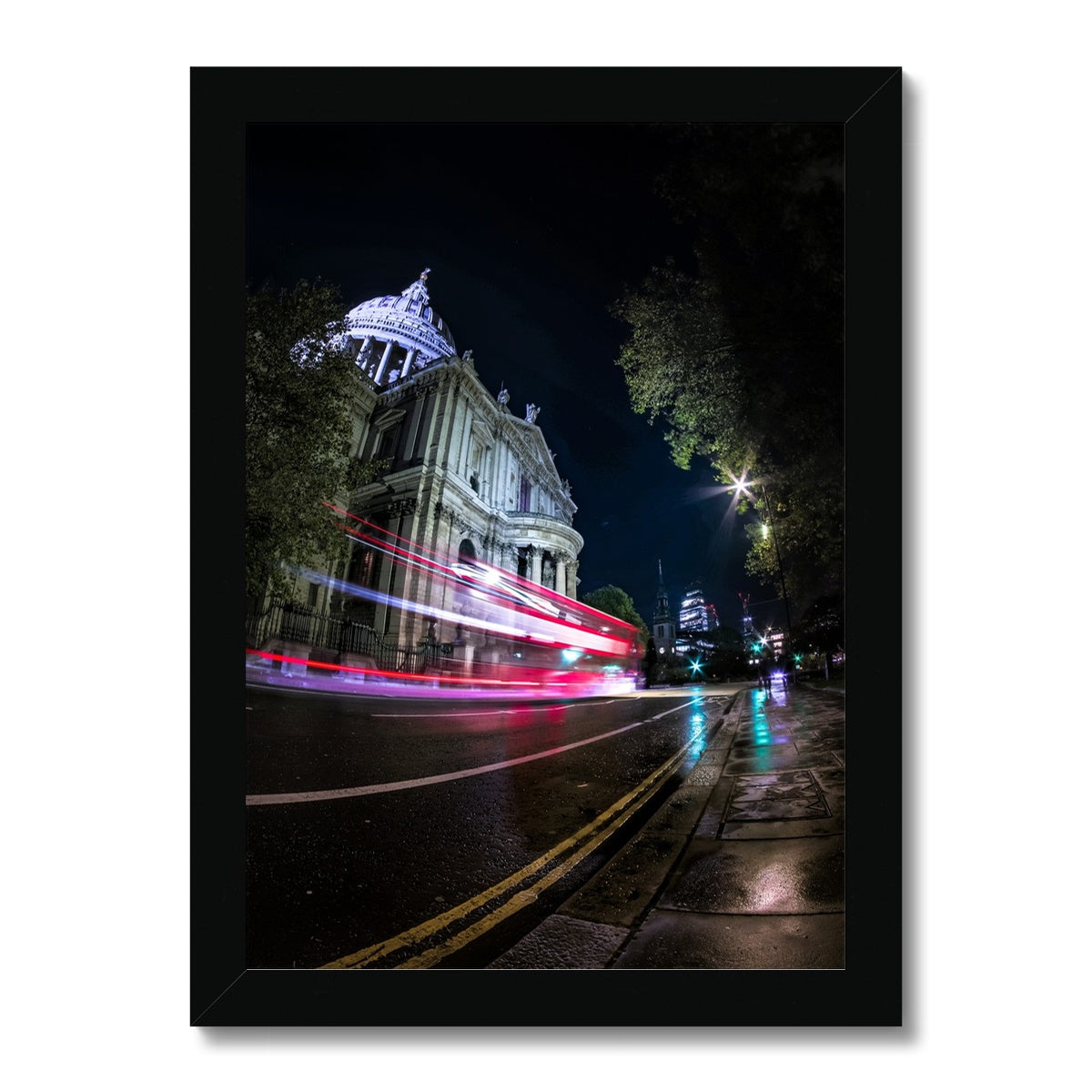 London at Night —  Framed Print