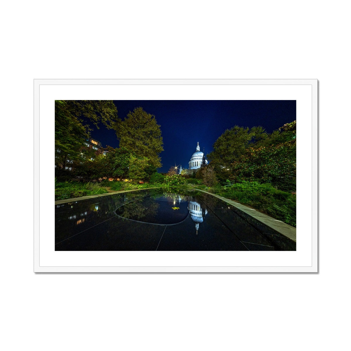 London at Night —  Framed & Mounted Print