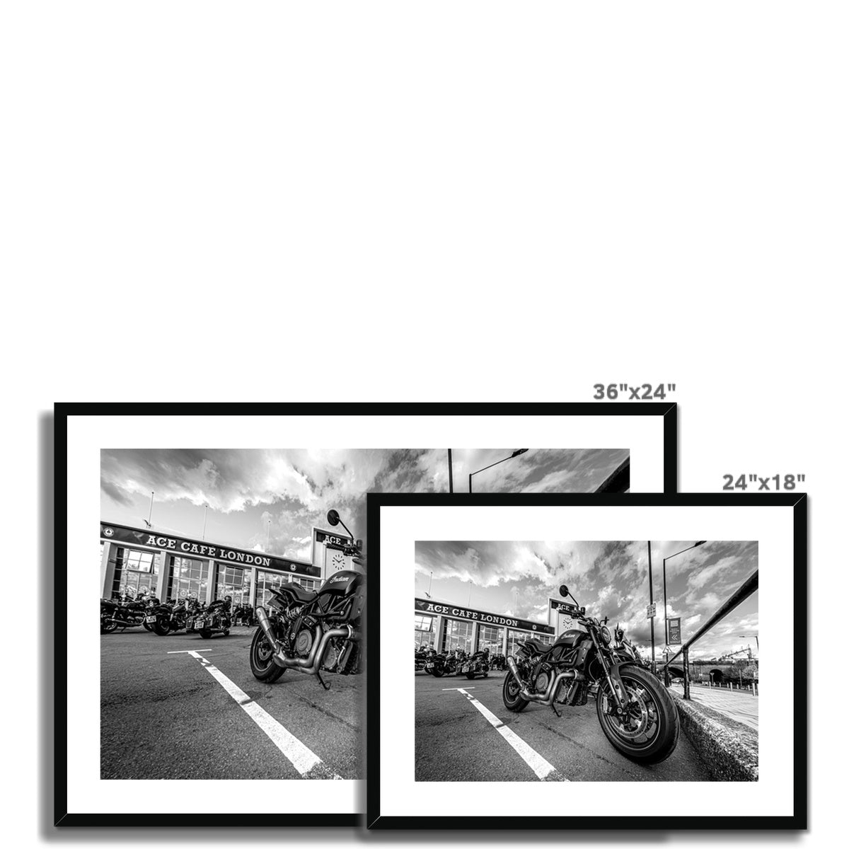 Ace Cafe —  Framed & Mounted Print