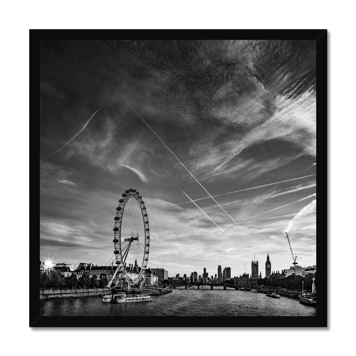 London , October, 2023 —  Framed Print